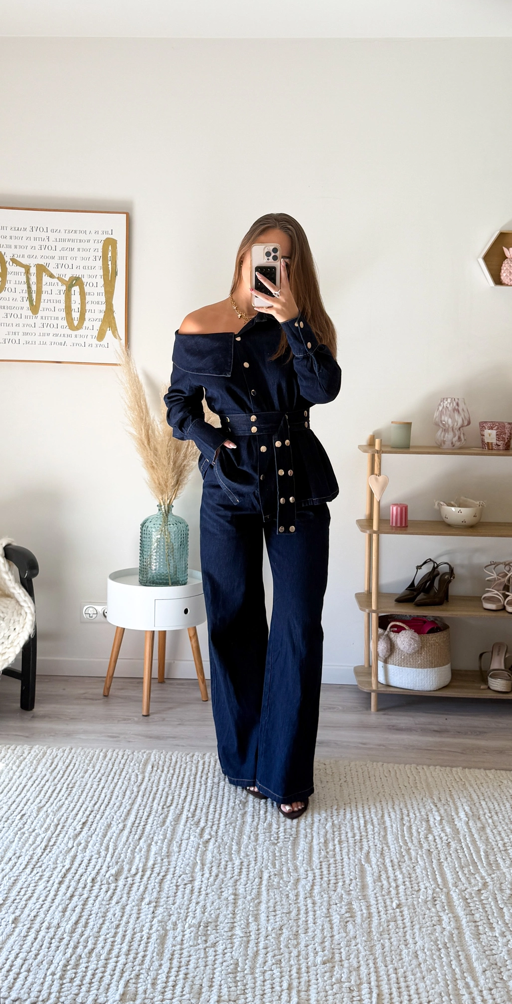 Ensemble en jean SIA - Bleu nuit