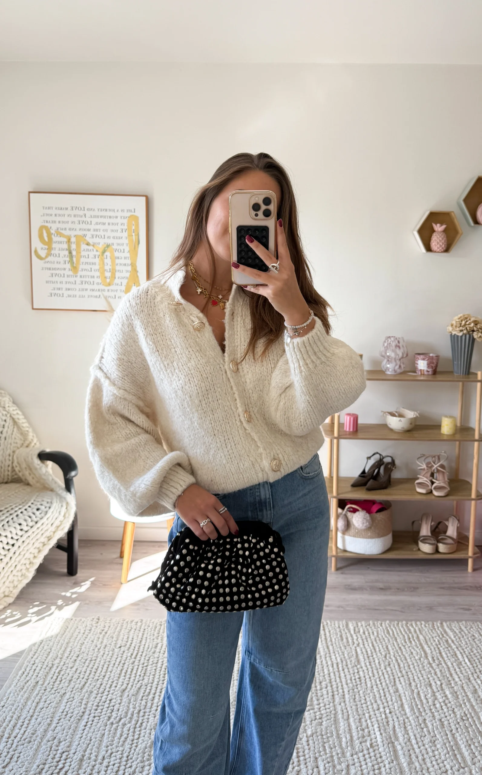 Gilet oversize IRIS - Beige