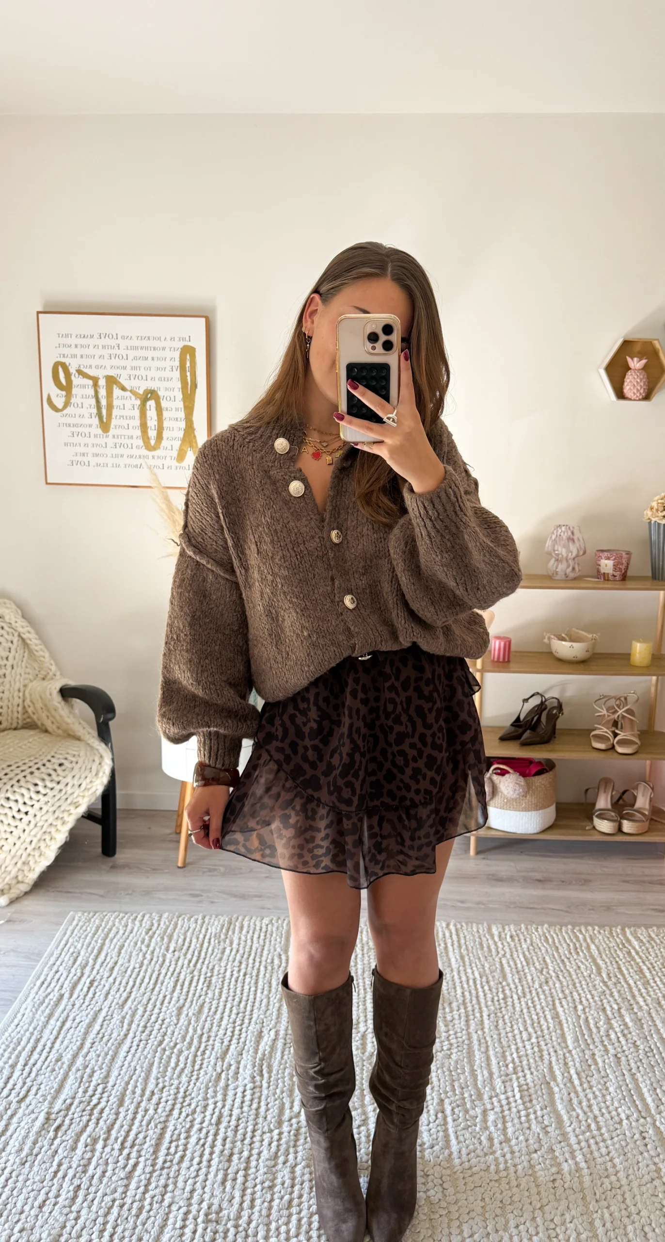 Jupe évasée EVA - Léopard