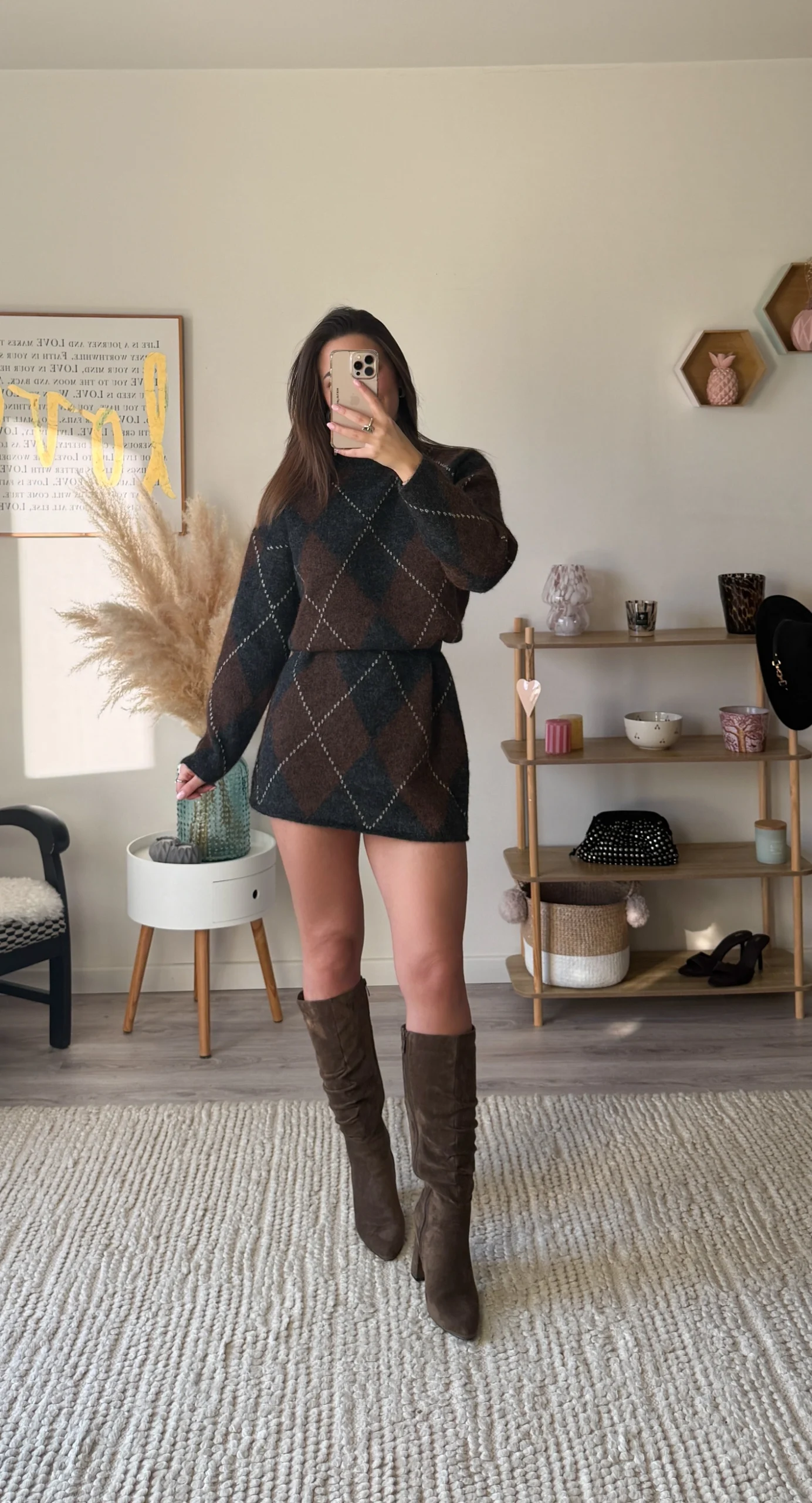 Robe pull NOA - Marron