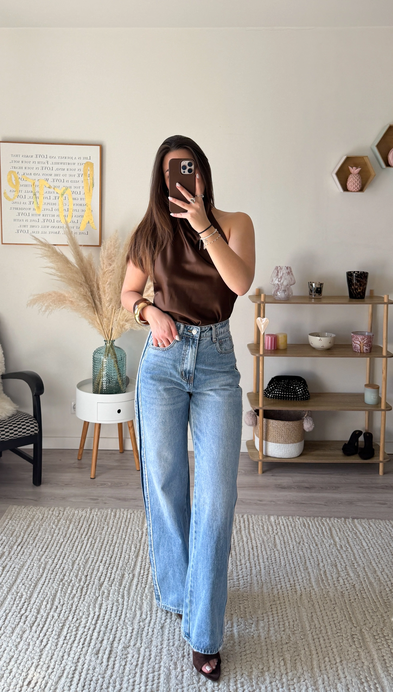 Jean wide leg NELA - Bleu
